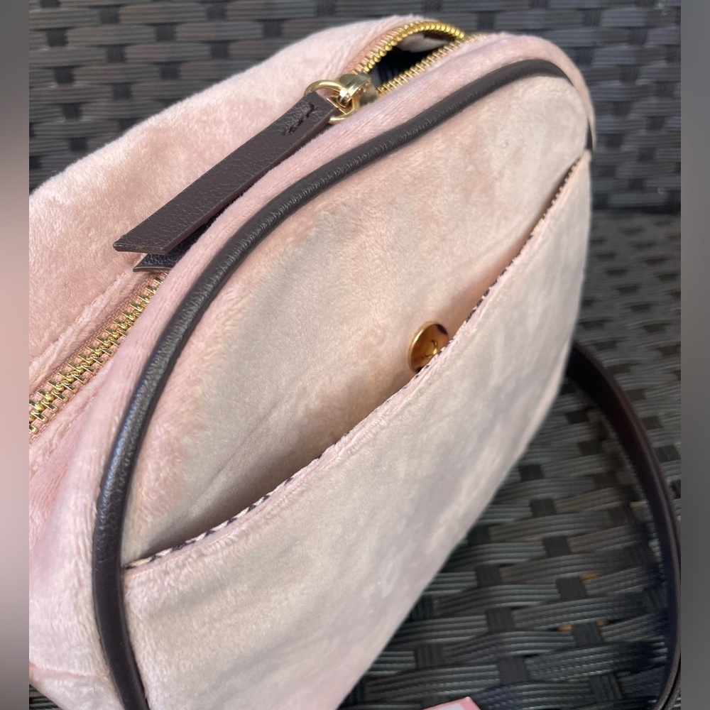 JUICY COUTURE BAG,Juicy Couture Pink Plush Crossbody Bag - Picture 9 of 16
